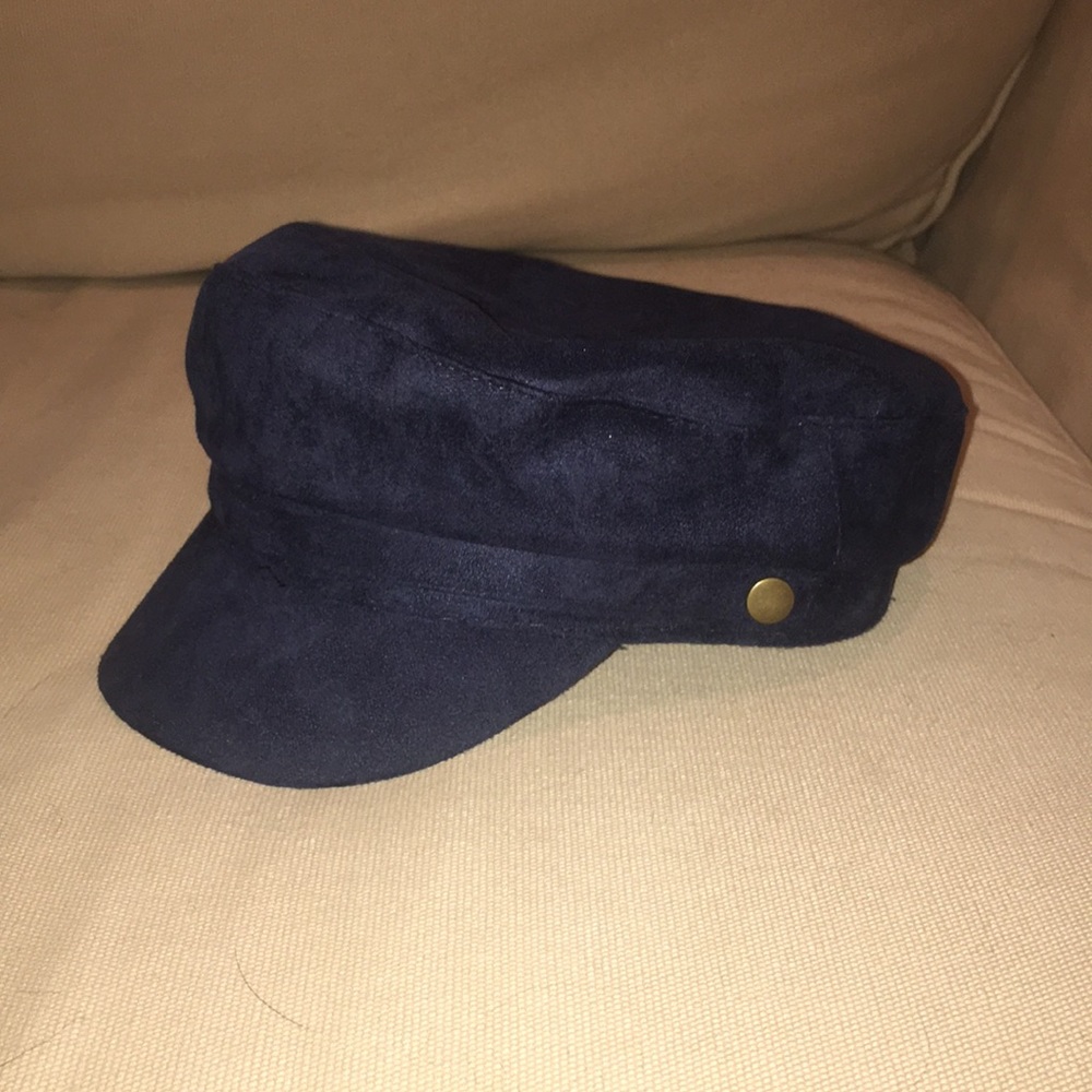 Navy cabby hat